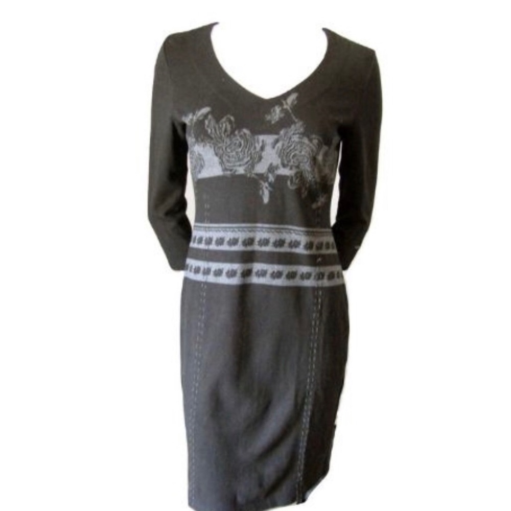 Sportalm Black and Grey dress - medium.